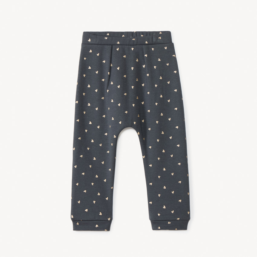 Pantalon de jogging imprimé cœurs pour bébé fille