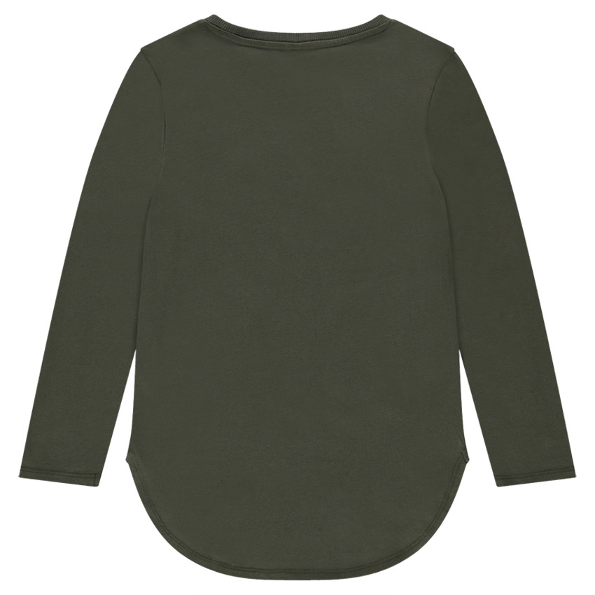 Junior - Tee-shirt manches longues avec badges patchés forme écusson 