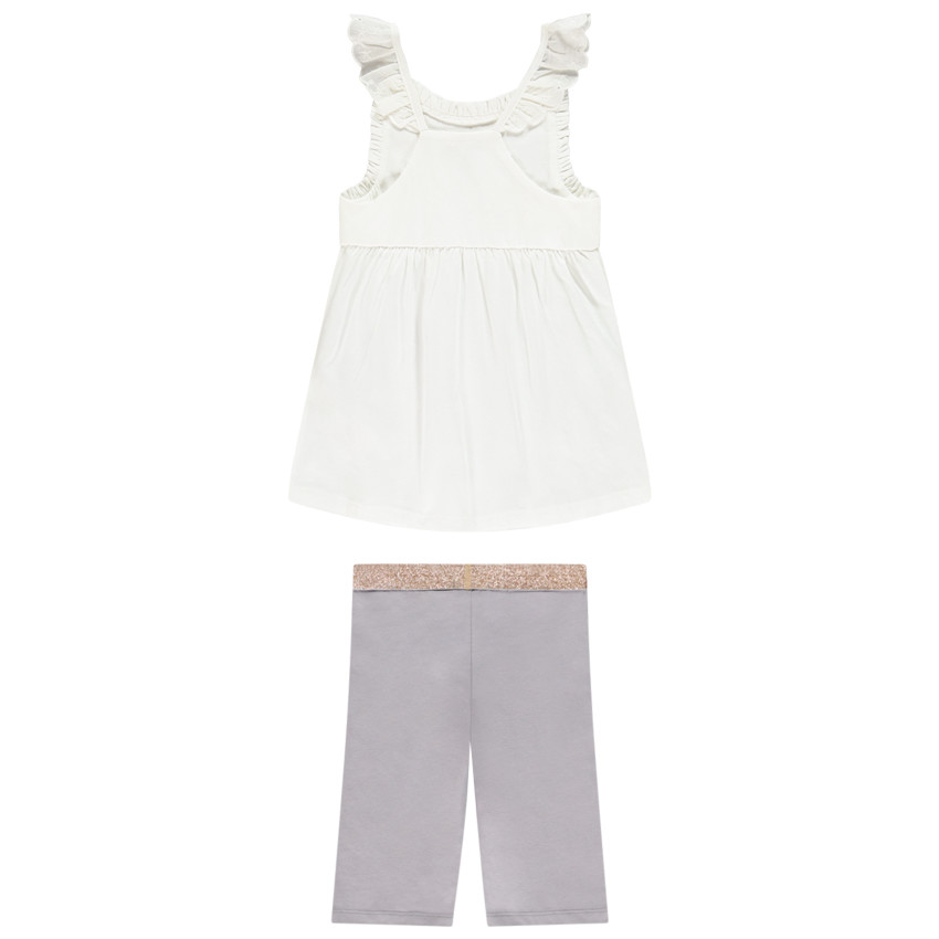 Ensemble de plage tunique + cycliste pour fille 