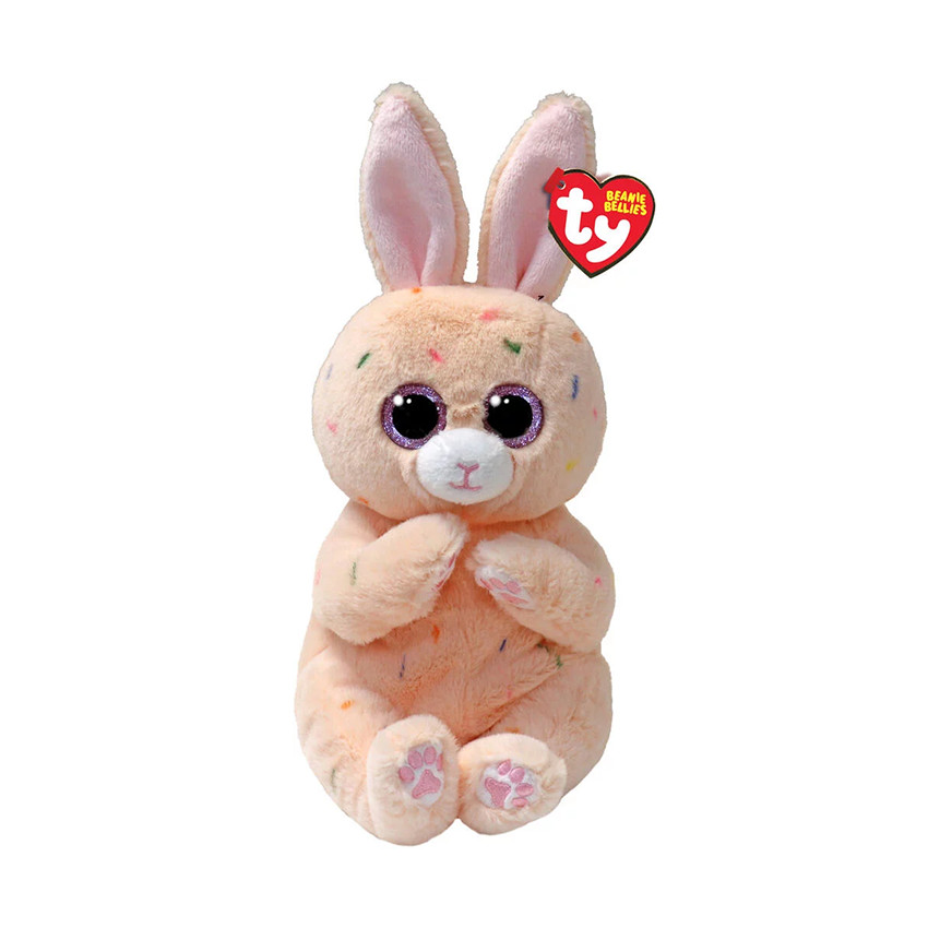Peluche Beanie Bellies 15 cm Peaches le lapin de Pâques 