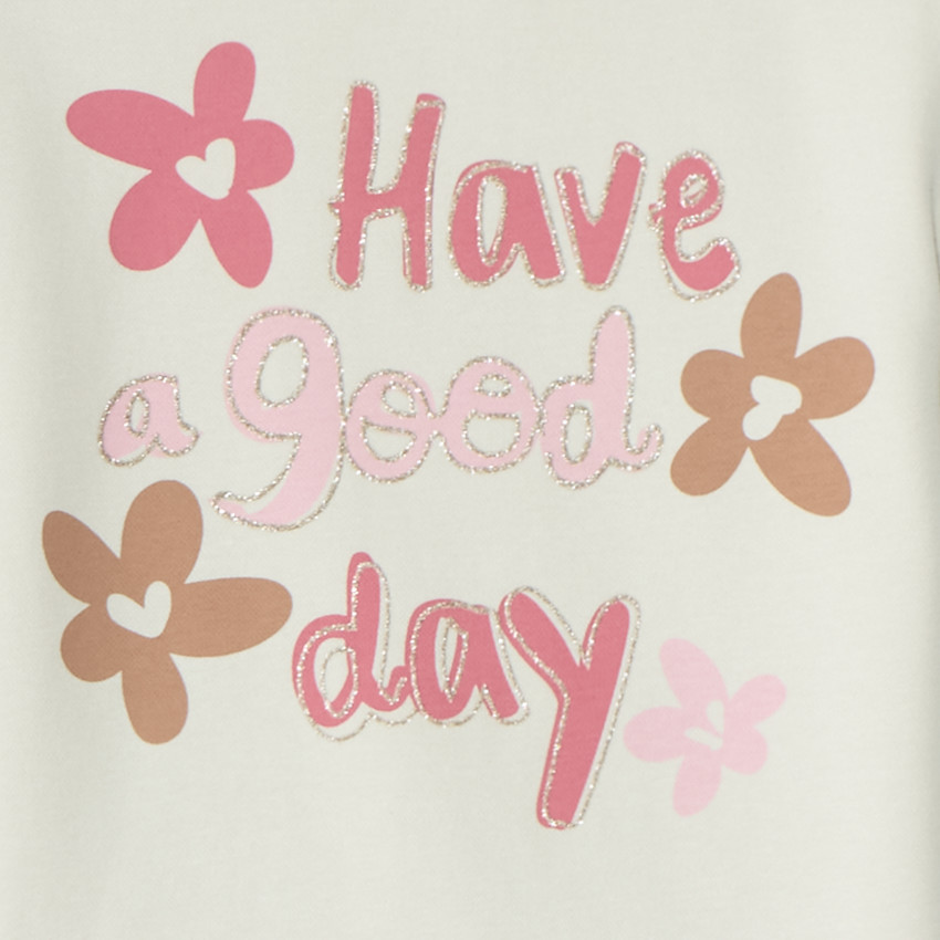 Ensemble jogging motif floral pour bébé fille 