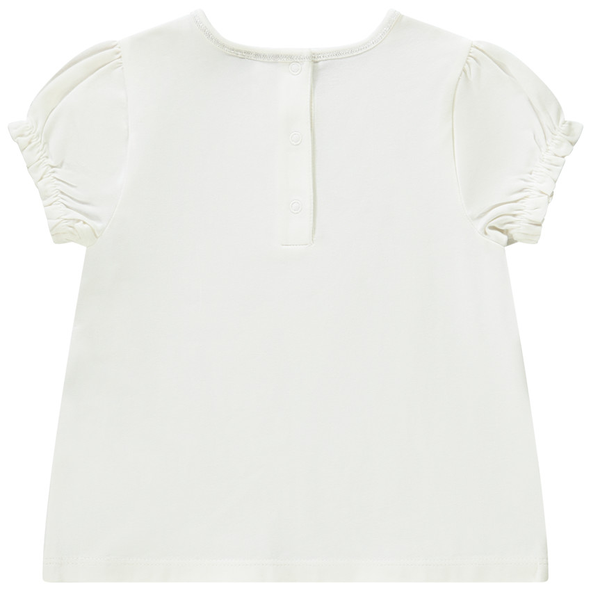 T-shirt manches courtes print licorne pour bébé fille 