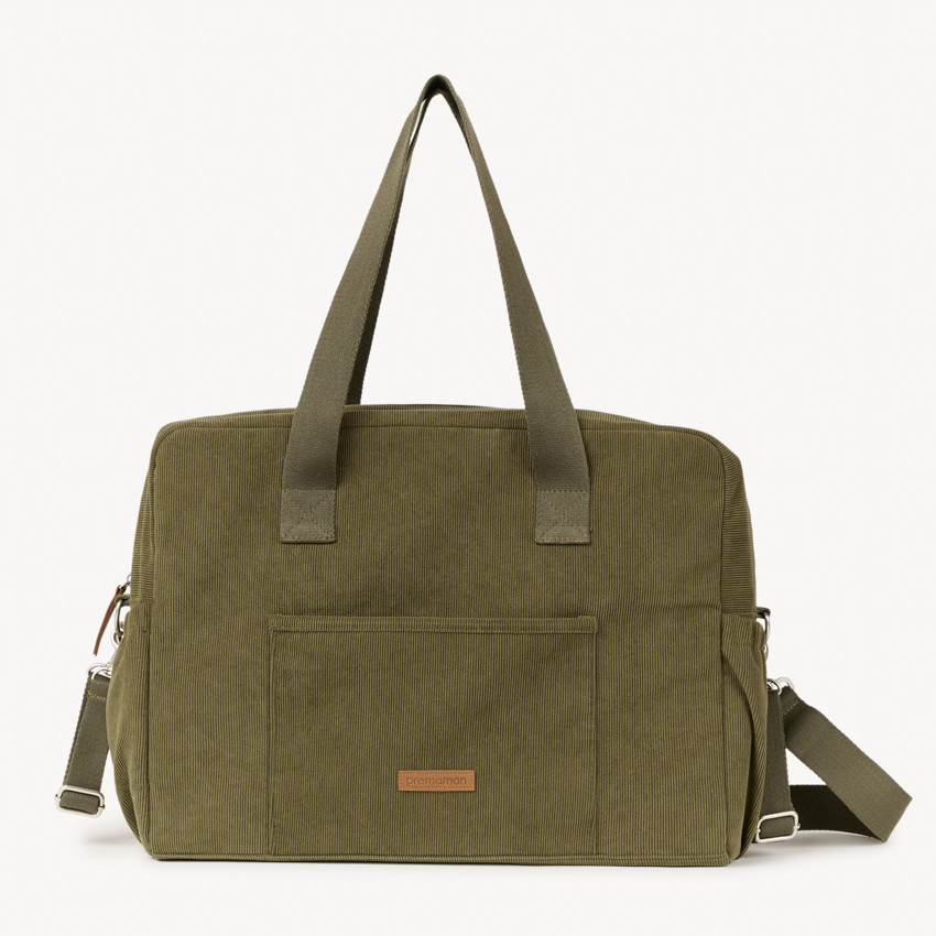 Sac à langer avec poches et bandoulière réglable amovible 