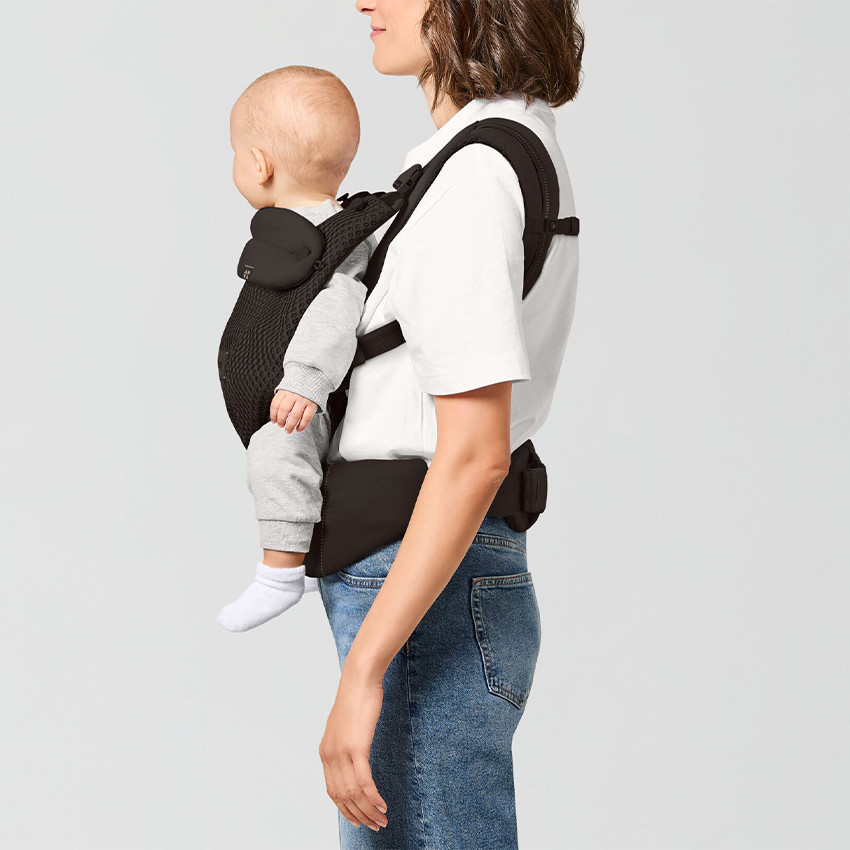 Porte bébé Amya 0-3ans Chocolate Brown 