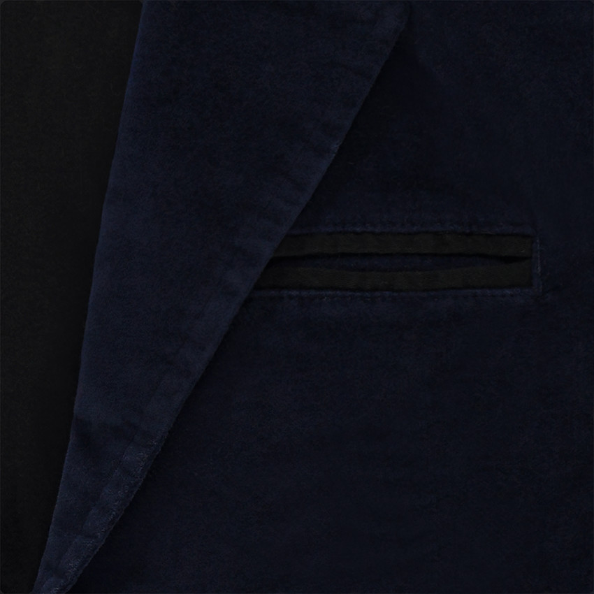 Junior - Blazer en velours avec doublure en satin 