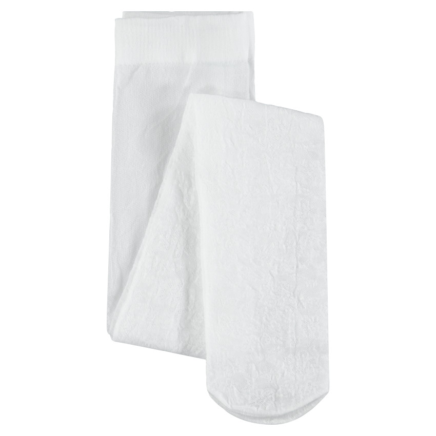 Collant fin effet dentelle  