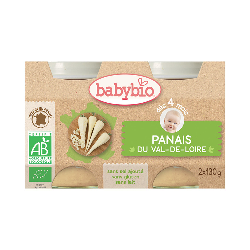Petit pot panais bio - 2x130g 