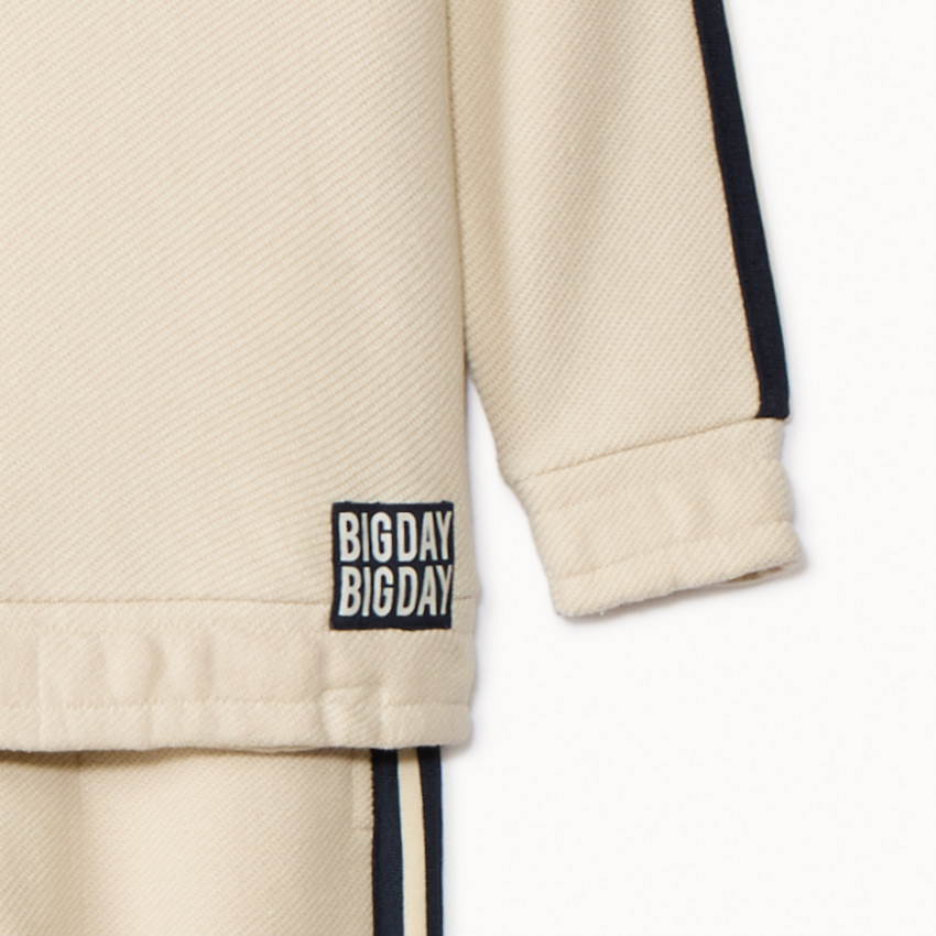 Ensemble jogging molleton à bandes pour garçon 