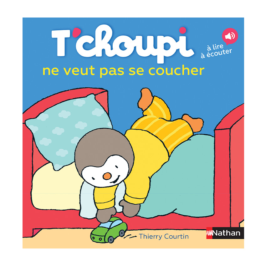Livre T'choupi ne veut pas se coucher 