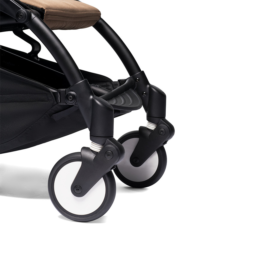 Poussette YOYO² 6+ châssis noir - Toffee 