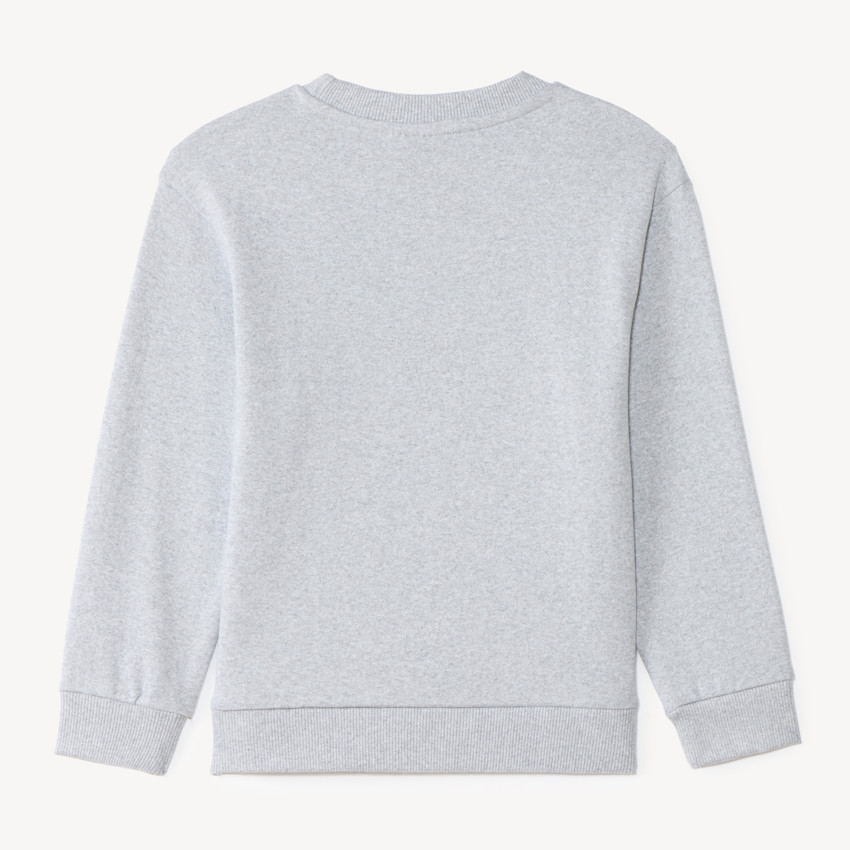 Sweat manches longues garçon gris chiné Naruto 