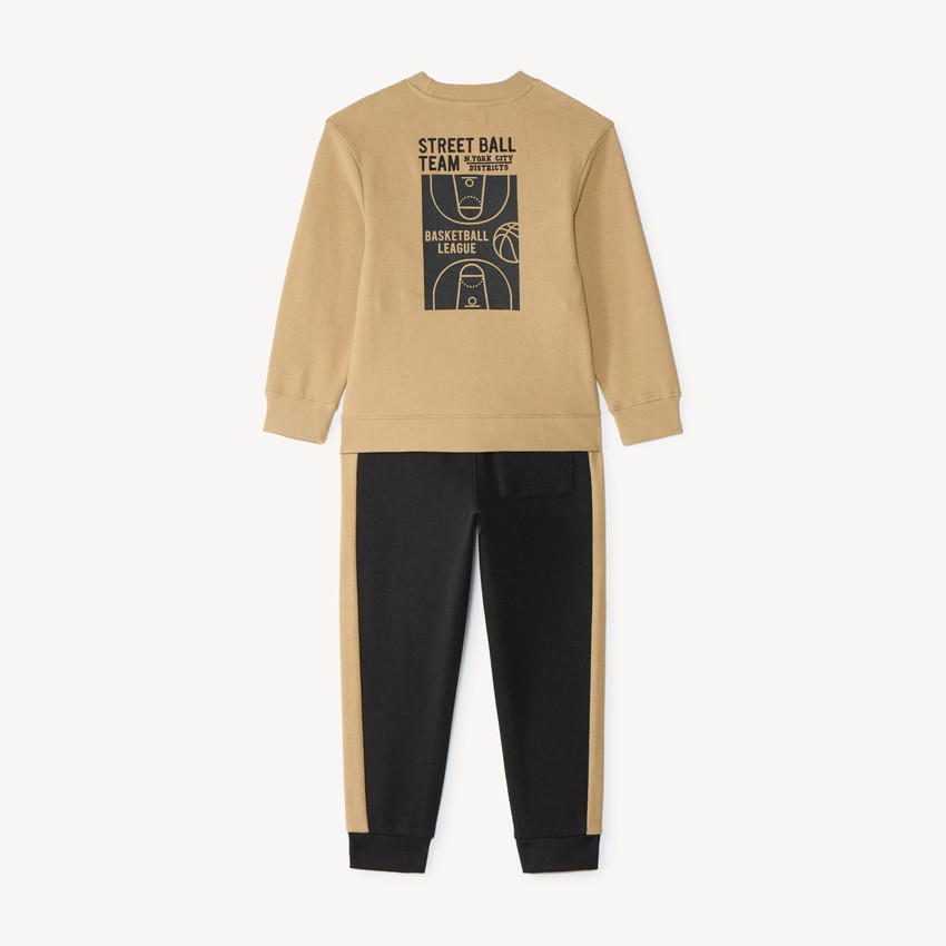 Ensemble de jogging garçon broderie basketball 