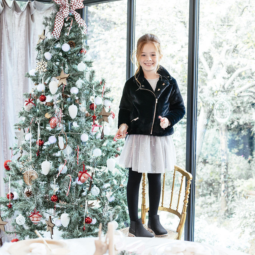 Jupe courte en tulle à étoiles 