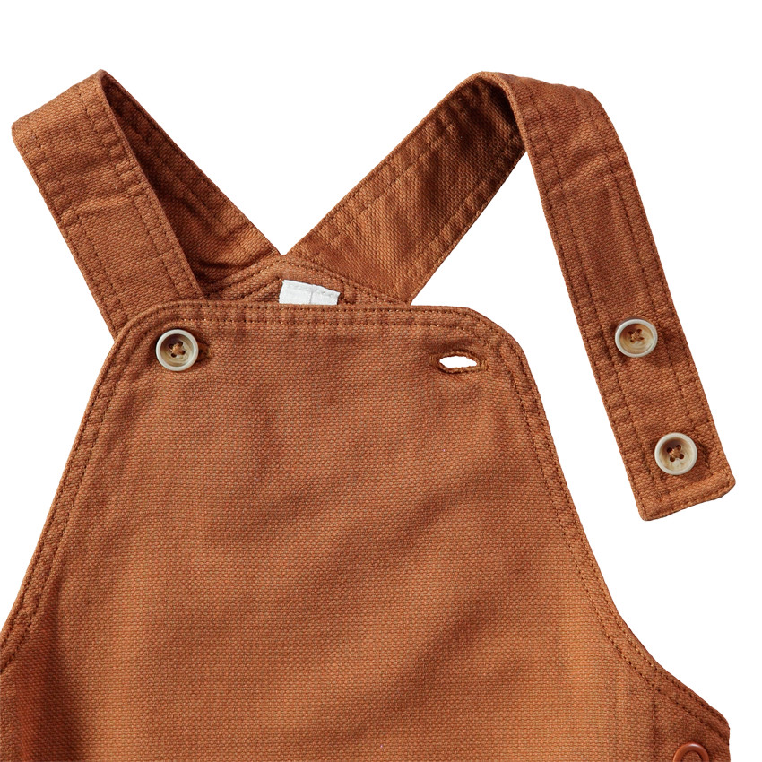 Salopette longue unie avec poche 