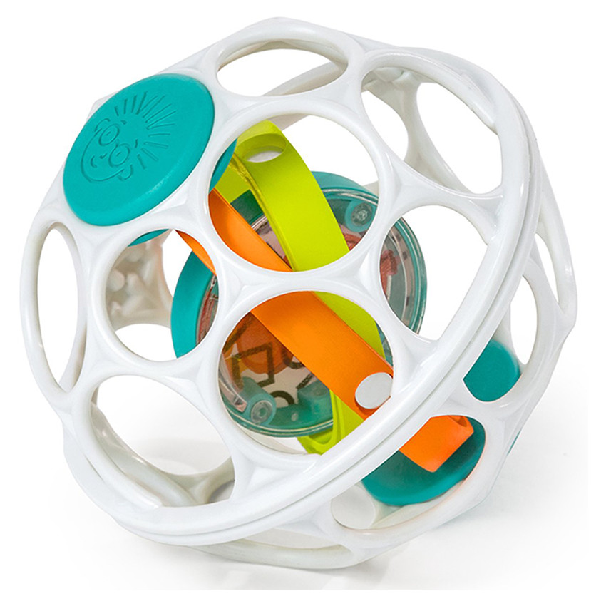 Oball - Hochet Grip & Spin OBall 0M+ - Blanc