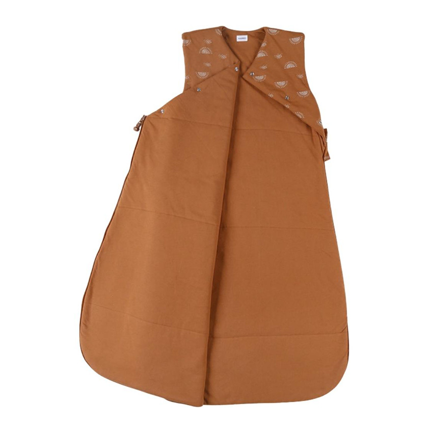 Gigoteuse sans manches en jersey Babou & Kendi 100 cm - Caramel 