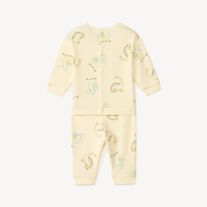 Ensemble de jogging imprimé Dino pour bébé garçon 