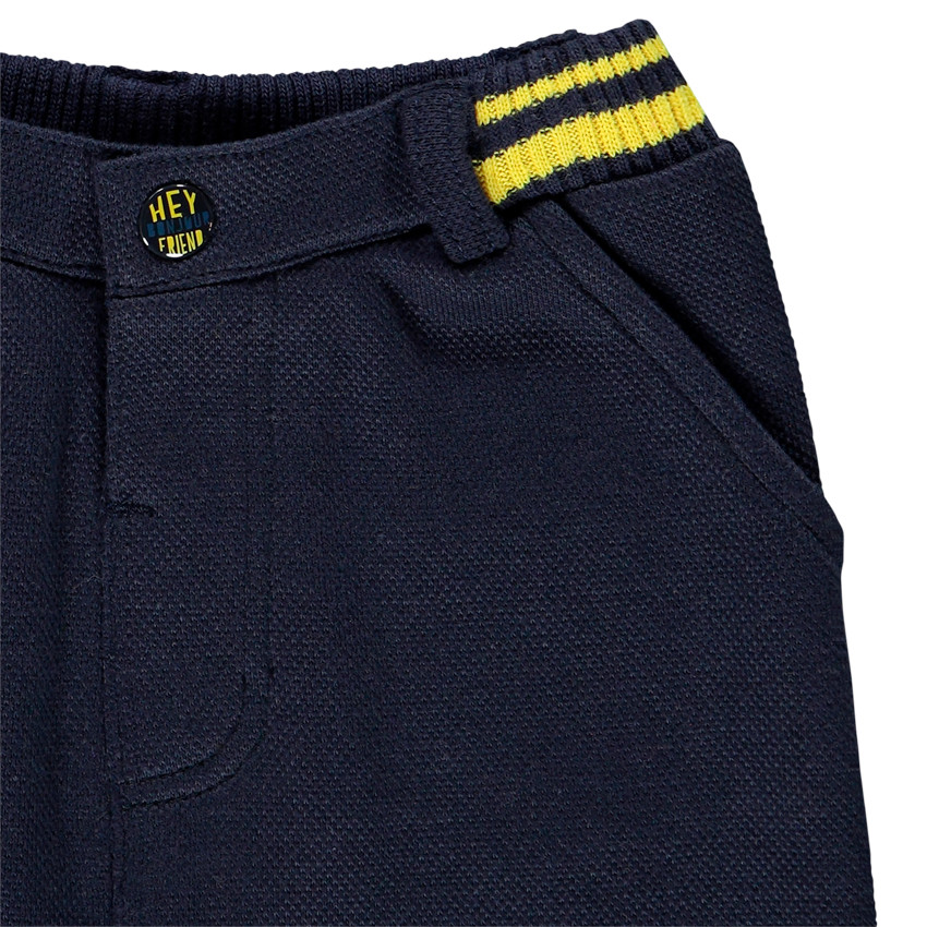 Pantalon en maille à taille élastiquée pour bébé garçon 