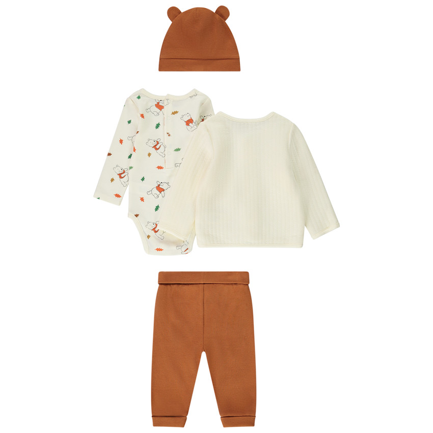 Ensemble 4 pièces Winnie l'Ourson Disney pour bébé garçon 
