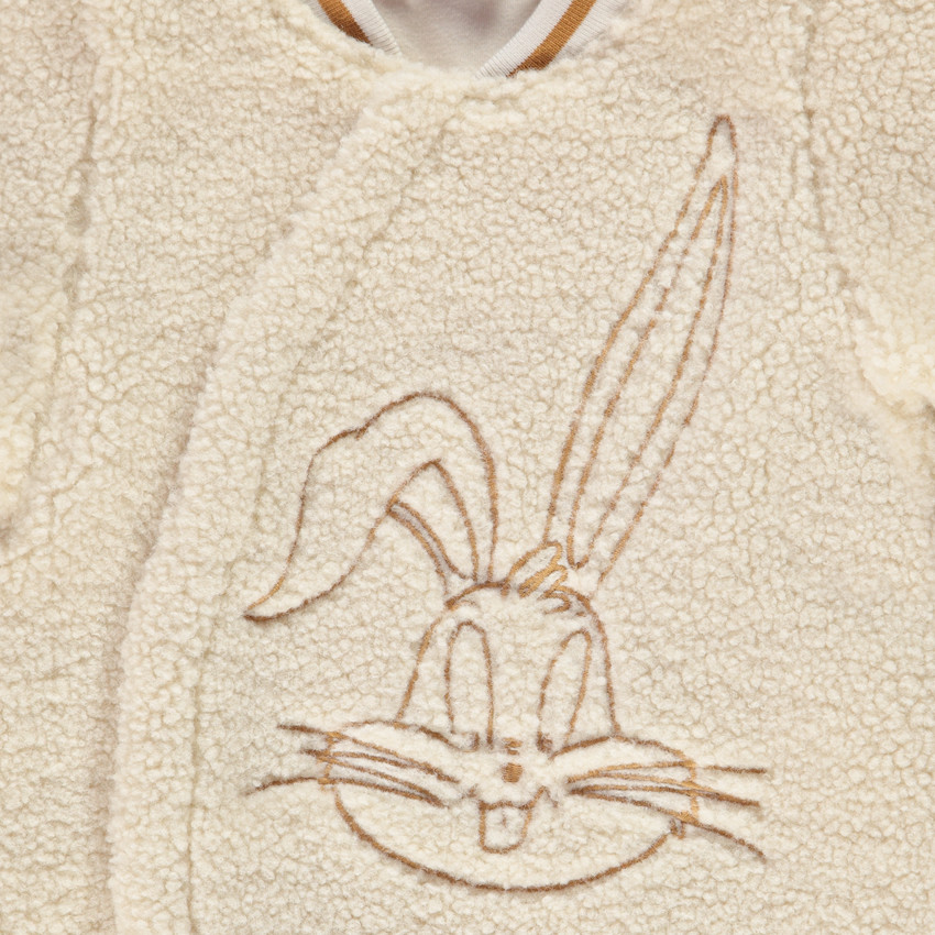 Surpyjama en sherpa broderie Bugs Bunny pour bébé garçon 