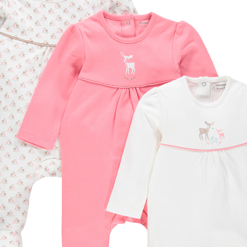 Lot de 3 dors-bien avec ouverture adaptée à l'âge 