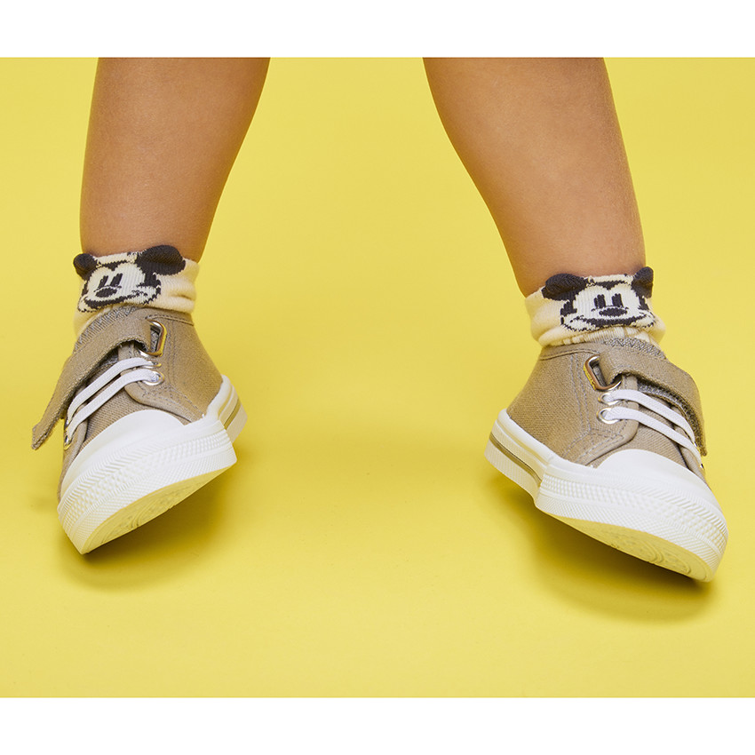 Lot de 3 paires de chaussettes courtes Mickey Disney pour bébé garçon 