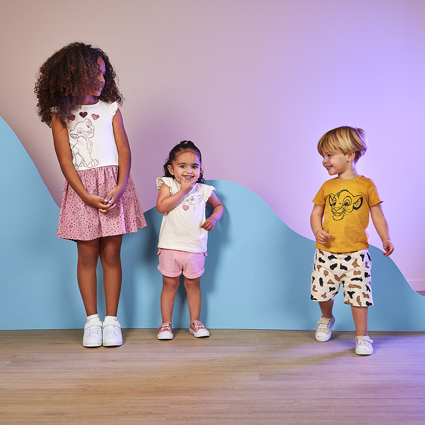 Robe effet 2 en 1 Nala Disney à sequins magiques pour fille 