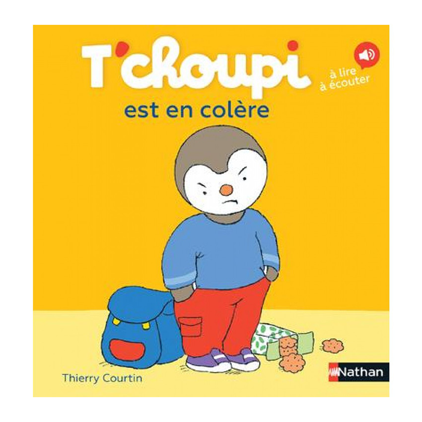 Livre T'Choupi est en colère 