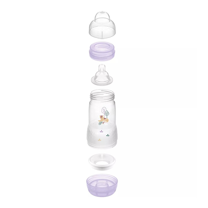 Biberon Easy Start anti-colique 260 ml lilas 