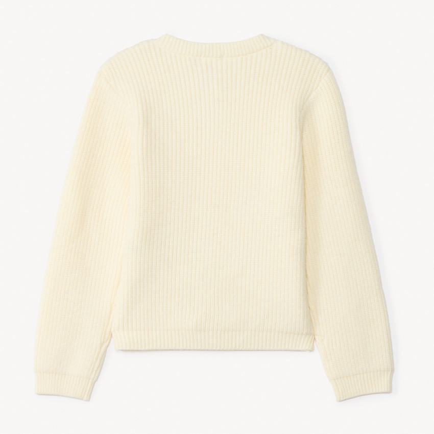 Gilet en tricot fantaisie pour fille 