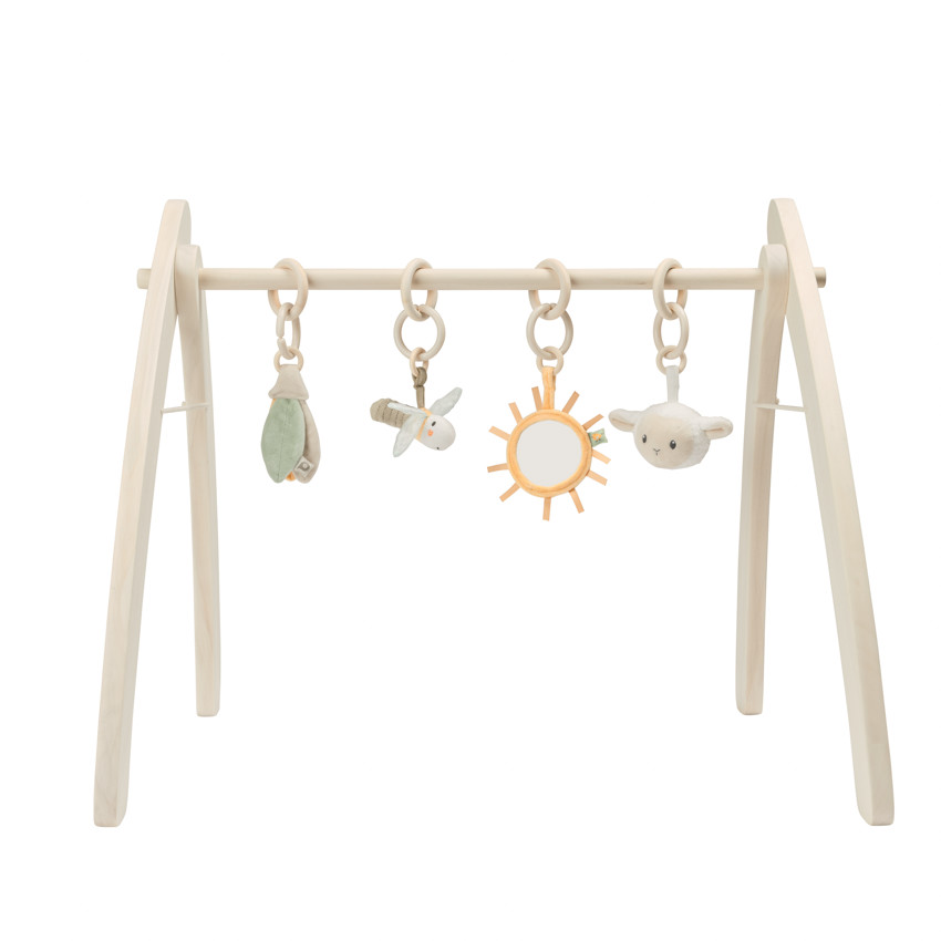 Set de 4 jouets à suspendre pour arche d'éveil La Vie à la Ferme