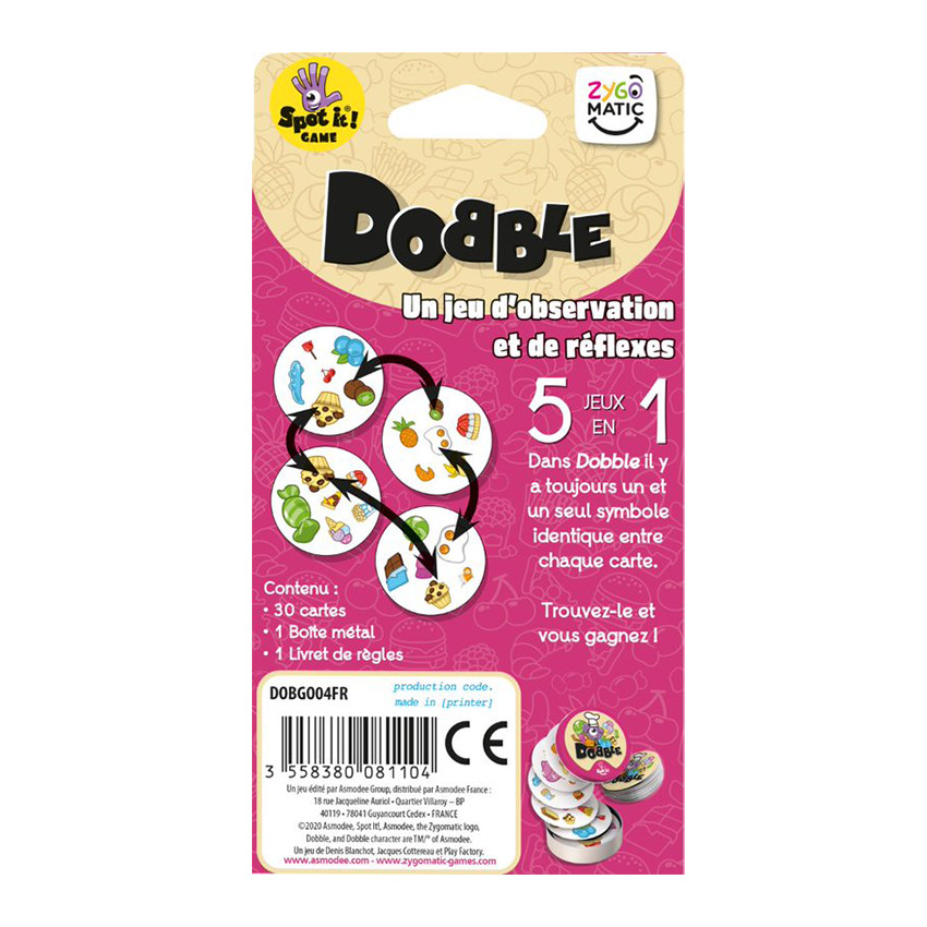 Jeux de Société - Dobble Gourmandise Blister Eco 