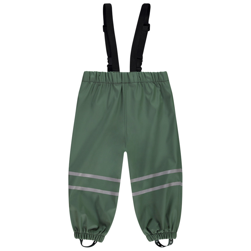 Pantalon de pluie waterproof à bretelles pour bébé garçon 