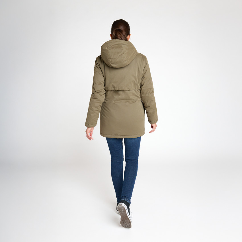 Parka de grossesse évolutive doublée sherpa 