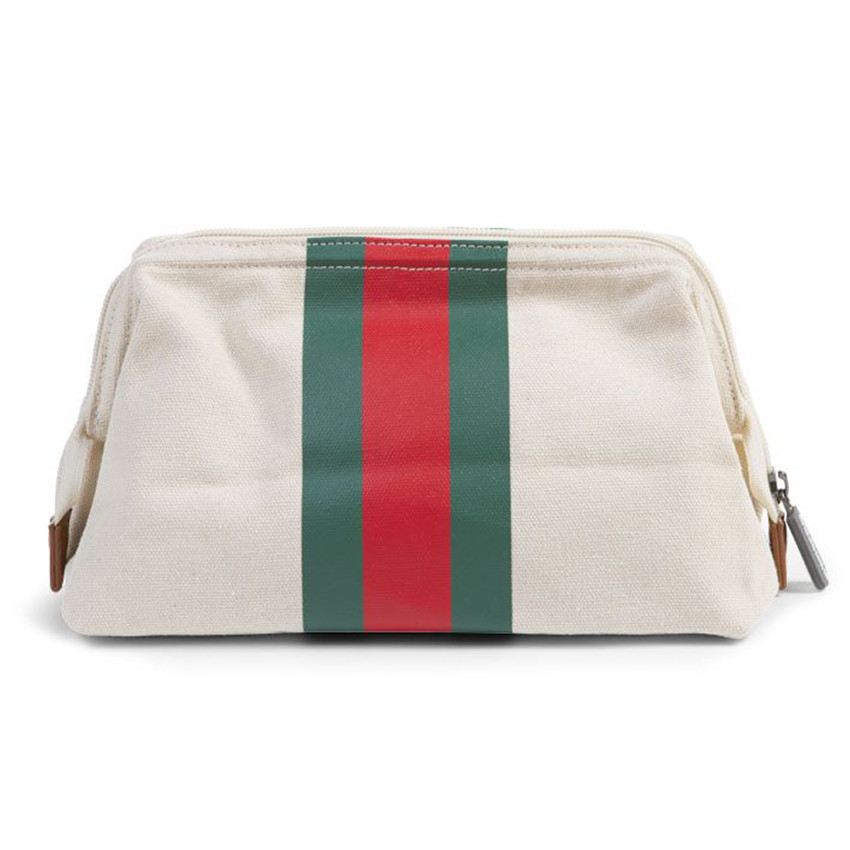 Trousse de toilette Baby Necessities - Blanc/Rouge/Vert 