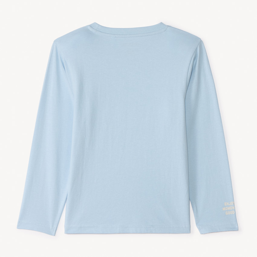 T-shirt manches longues puff printé pour garçon 