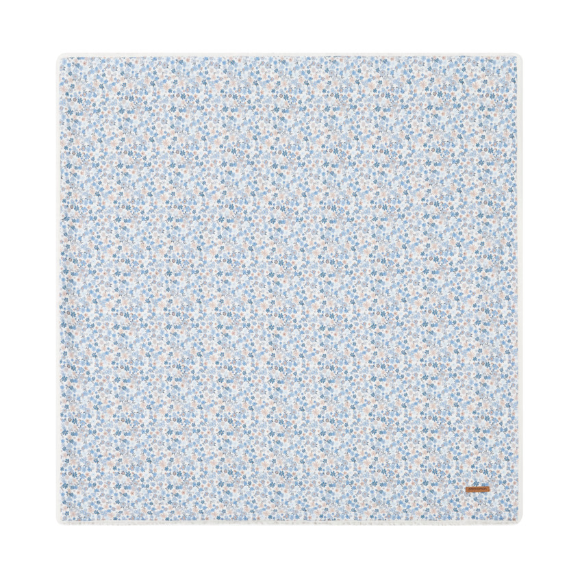 Couvertures en popeline et sherpa 80 x 80 cm - Tiny Flowers 