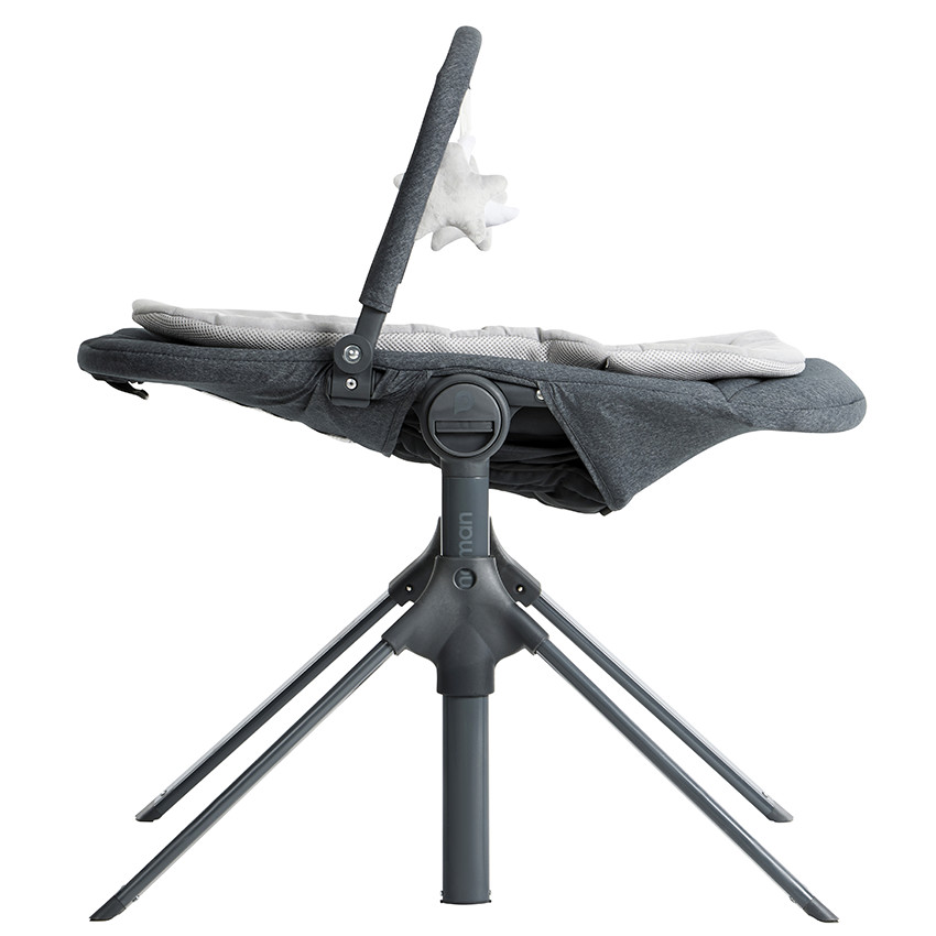 Transat réglable en hauteur Uppy gris - Gris (Prémaman) - Image 2