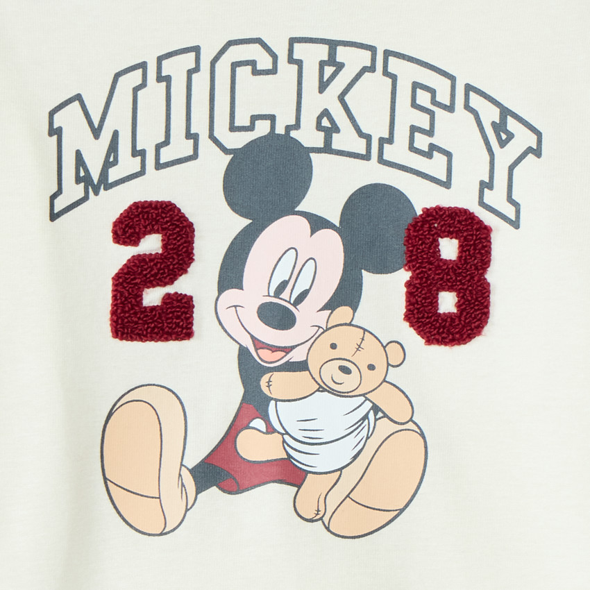 T-shirt manches longues Mickey Disney pour bébé garçon 