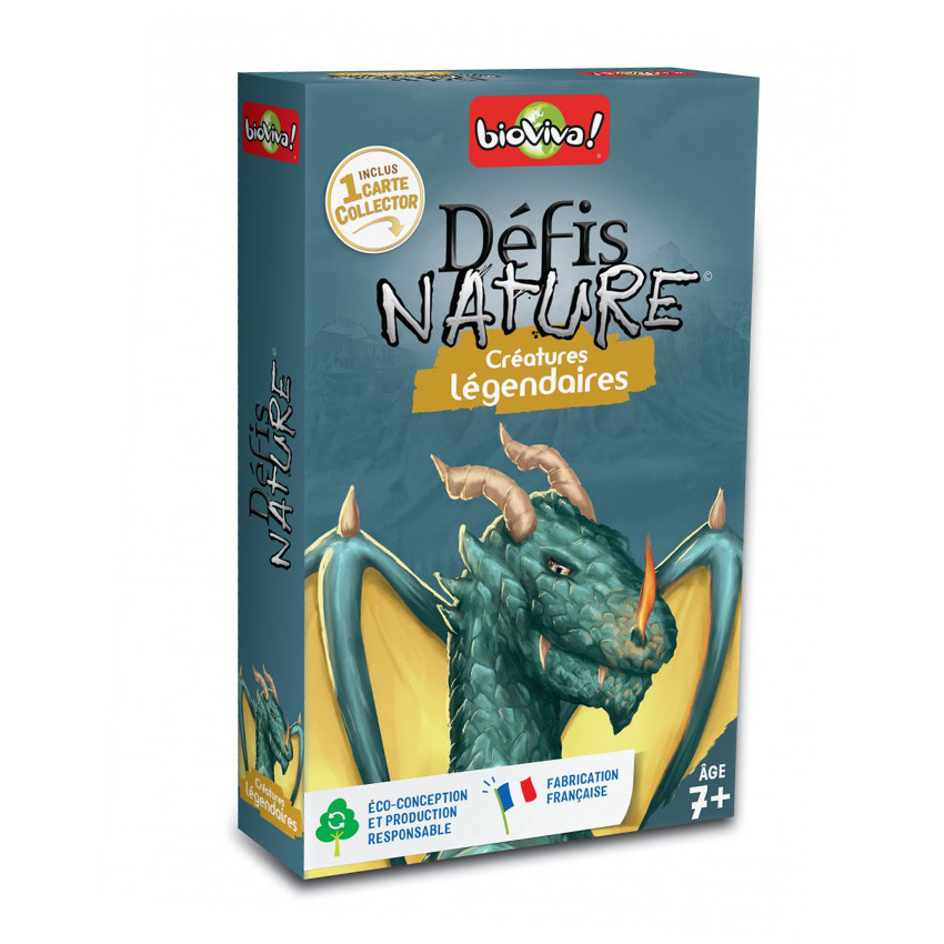 Jeu défis nature créatures légendaires 