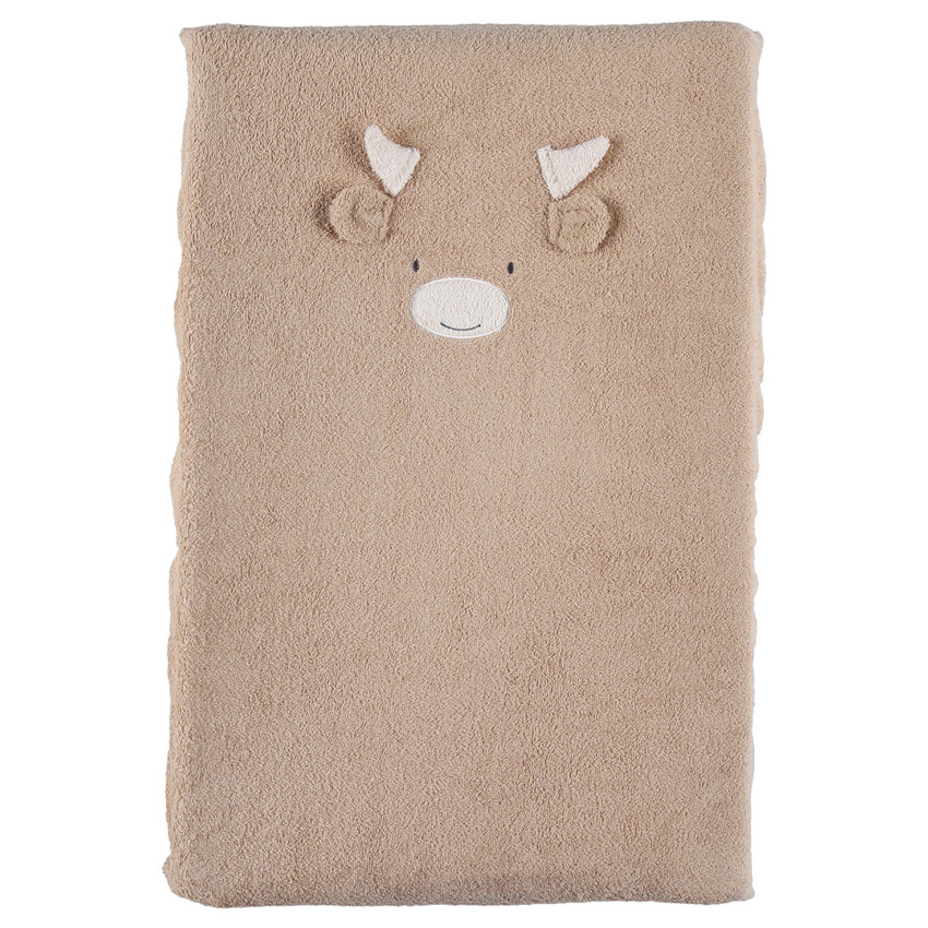 Matelas à langer avec housse éponge Beige 