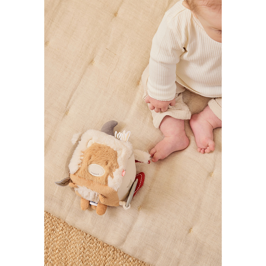 Cube multi-activités Fluffy Orso & Lily - Beige (Noukie's) - Image 4