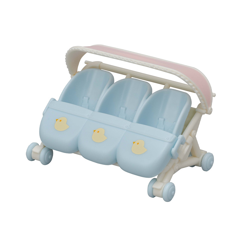 Figurine la poussette triplé  