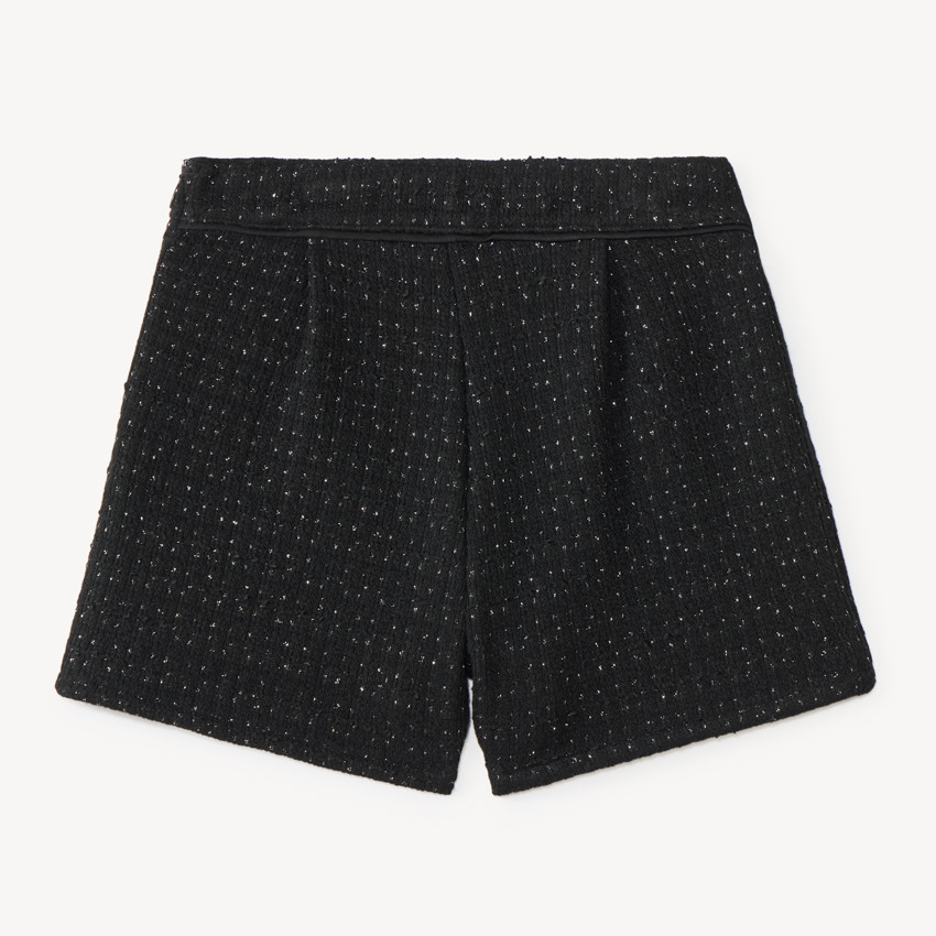 Short scintillant en maille fantaisie pour fille 