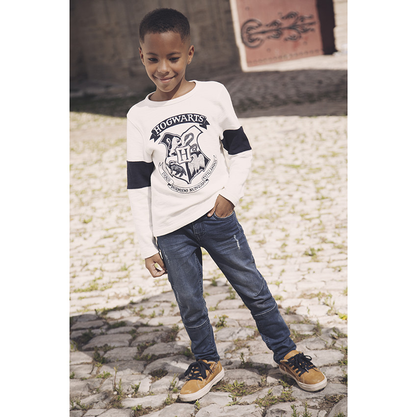 T-shirt manches longues print Harry Potter Hogwarts pour enfant garçon 