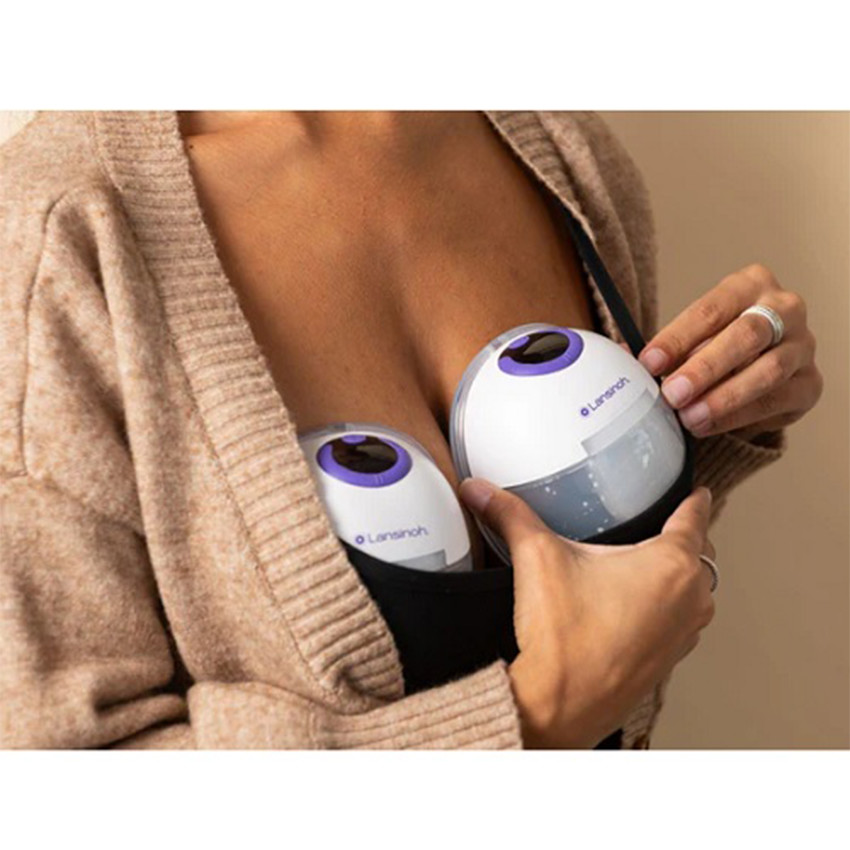 Tire-lait mains libres Double Blanc 