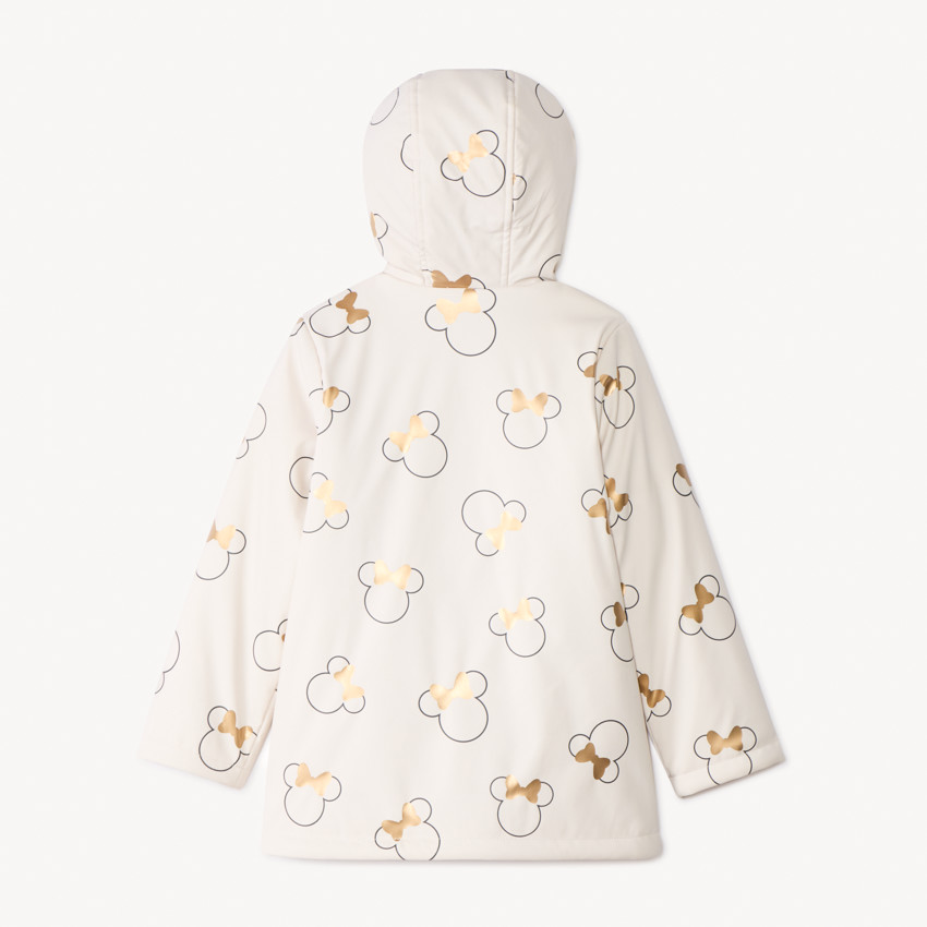 Parka en gomme avec imprimé et oreilles 3D Minnie Disney pour fille 