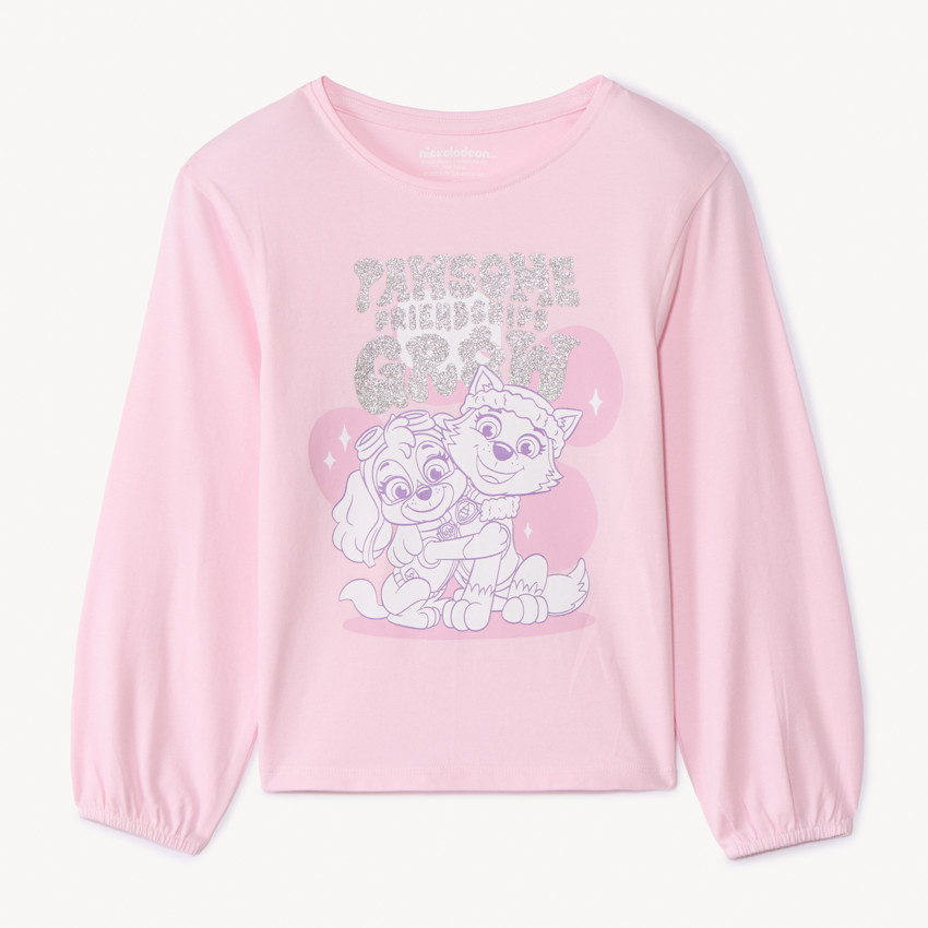 T-shirt manches longues pailleté Pat&#39;Patrouille pour fille