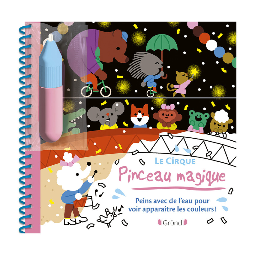 Livre à pinceau magique "Le cirque" 