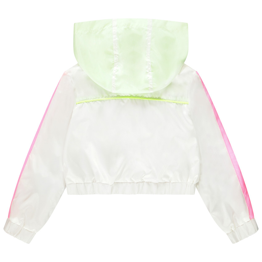 Coupe vent details fluo pour fille